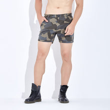 Laden Sie das Bild in den Galerie-Viewer, Sommer Grüne Camo-Strandhose für Herren