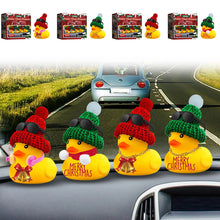 Laden Sie das Bild in den Galerie-Viewer, Weihnachten Gummiente Autodekoration