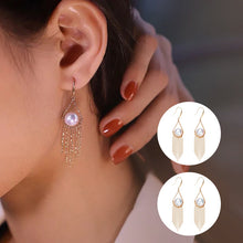 Laden Sie das Bild in den Galerie-Viewer, Perle Fransen Ohrringe