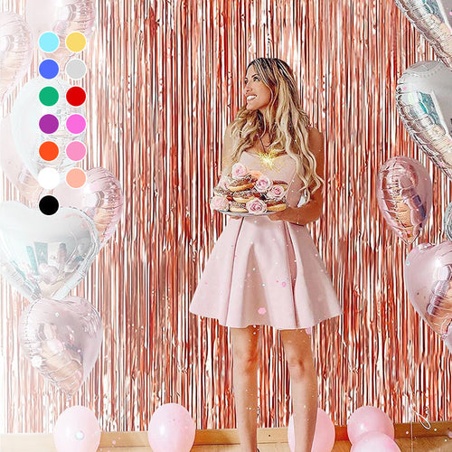 Partydekoration Fransenvorhang