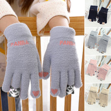 Laden Sie das Bild in den Galerie-Viewer, Thermische, weiche, mit dickem Fleece gefütterte Touchscreen-Handschuhe