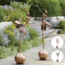 Laden Sie das Bild in den Galerie-Viewer, Tanzendes Gartenmädchen Statuen