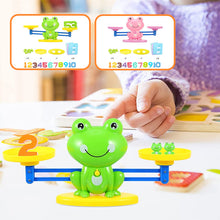 Laden Sie das Bild in den Galerie-Viewer, Vorschulkinder Frosch Balance Zählen Spielzeug
