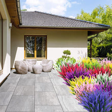 Laden Sie das Bild in den Galerie-Viewer, Mehrfarbige Lavendel Kunstblumen, 6 Stöcke