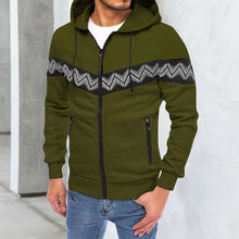 Laden Sie das Bild in den Galerie-Viewer, Lässiger Kapuzenpullover mit Reißverschluss für Herren