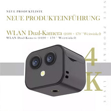 Laden Sie das Bild in den Galerie-Viewer, 4K-WLAN-Kamera mit zwei Objektiven