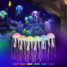 Laden Sie das Bild in den Galerie-Viewer, Aquarienlandschaftssimulation transparente fluoreszierende Quallendekoration