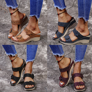 Blumen Sommersandalen für Damen