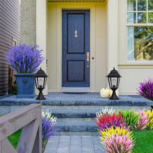 Laden Sie das Bild in den Galerie-Viewer, Mehrfarbige Lavendel Kunstblumen, 6 Stöcke