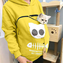 Laden Sie das Bild in den Galerie-Viewer, Kapuzenpullover mit Katzendruck für Haustierliebhaber