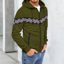 Laden Sie das Bild in den Galerie-Viewer, Lässiger Kapuzenpullover mit Reißverschluss für Herren