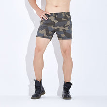 Laden Sie das Bild in den Galerie-Viewer, Sommer Grüne Camo-Strandhose für Herren