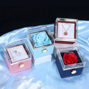 Ewige Rosen-Schmuckverpackungsbox