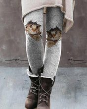 Laden Sie das Bild in den Galerie-Viewer, Hochelastische Leggings mit Print
