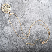 Laden Sie das Bild in den Galerie-Viewer, Kreative runde Lebensbaum-Halskette