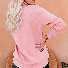 Laden Sie das Bild in den Galerie-Viewer, Einfarbiges Sweatshirt mit Reißverschluss