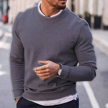 Laden Sie das Bild in den Galerie-Viewer, Minimalistischer Pullover mit Rundhalsausschnitt