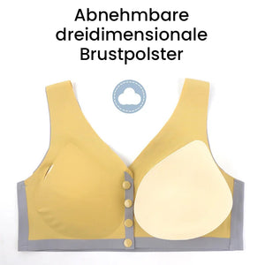 Unterwäsche in Kontrastfarbe mit vorderer Schnalle