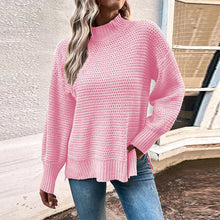 Laden Sie das Bild in den Galerie-Viewer, Geschlitzter Pullover mit Puffärmeln