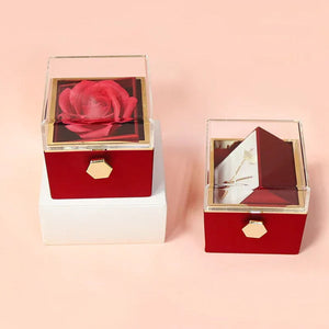 Ewige Rosen-Schmuckverpackungsbox