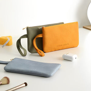 Tragbare Damen-Reisetasche aus Leder