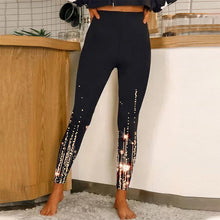 Laden Sie das Bild in den Galerie-Viewer, Lässige Sportliche Mikroelastische Strumpfhosen für Damen