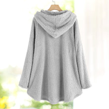 Laden Sie das Bild in den Galerie-Viewer, Bedruckter Plüsch-Kapuzenpullover