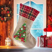 Laden Sie das Bild in den Galerie-Viewer, DIY Dekorative Weihnachtssocke