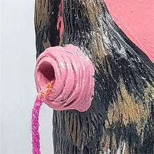 Laden Sie das Bild in den Galerie-Viewer, Katze Hintern Wollaufbewahrungsornament