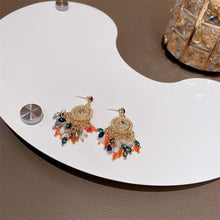 Laden Sie das Bild in den Galerie-Viewer, Bunte Baumelnde Ohrringe
