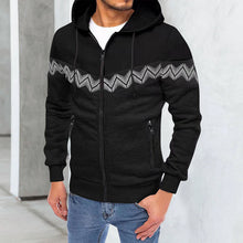 Laden Sie das Bild in den Galerie-Viewer, Lässiger Kapuzenpullover mit Reißverschluss für Herren
