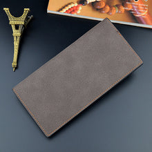 Laden Sie das Bild in den Galerie-Viewer, Herren lange modische weiche Geldbörse in Kontrastfarbe
