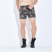 Laden Sie das Bild in den Galerie-Viewer, Sommer Grüne Camo-Strandhose für Herren
