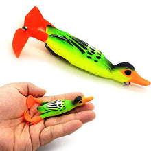 Laden Sie das Bild in den Galerie-Viewer, Gummiköder mit doppeltem Propeller für Enten