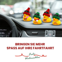 Laden Sie das Bild in den Galerie-Viewer, Weihnachten Gummiente Autodekoration