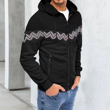 Laden Sie das Bild in den Galerie-Viewer, Lässiger Kapuzenpullover mit Reißverschluss für Herren