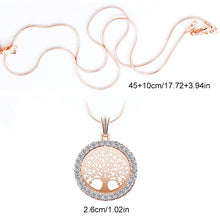 Laden Sie das Bild in den Galerie-Viewer, Kreative runde Lebensbaum-Halskette