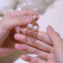 Laden Sie das Bild in den Galerie-Viewer, Perle Fransen Ohrringe