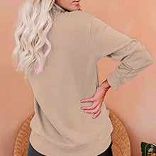 Laden Sie das Bild in den Galerie-Viewer, Einfarbiges Sweatshirt mit Reißverschluss