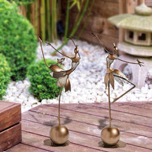 Laden Sie das Bild in den Galerie-Viewer, Tanzendes Gartenmädchen Statuen