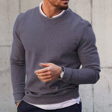 Laden Sie das Bild in den Galerie-Viewer, Minimalistischer Pullover mit Rundhalsausschnitt