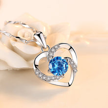 Laden Sie das Bild in den Galerie-Viewer, Herzförmige Diamant-Halskette