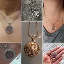 Laden Sie das Bild in den Galerie-Viewer, Kreative runde Lebensbaum-Halskette