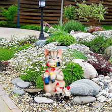 Laden Sie das Bild in den Galerie-Viewer, Katzenkratzzwerg Gartendekoration aus Kunstharz