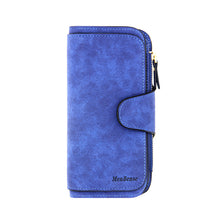 Laden Sie das Bild in den Galerie-Viewer, Damen gefrostete multifunktionale lange Geldbörse mit großem Fassungsvermögen