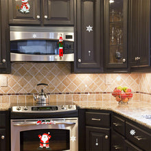 Laden Sie das Bild in den Galerie-Viewer, Weihnachtsschneemann-Küchengriff-Türabdeckung (3 Stück)