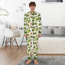 Laden Sie das Bild in den Galerie-Viewer, Grüner kleiner Weihnachtsbaum Print Familie Passender Onesie Pyjamas