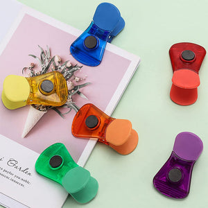 Bunte magnetische Lebensmittelverschlussklammern (6 Stück/Satz)