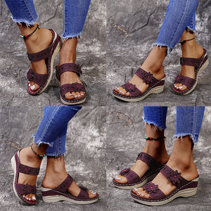 Blumen Sommersandalen für Damen