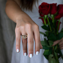 Laden Sie das Bild in den Galerie-Viewer, Damen Vintage Zirkon-Ring